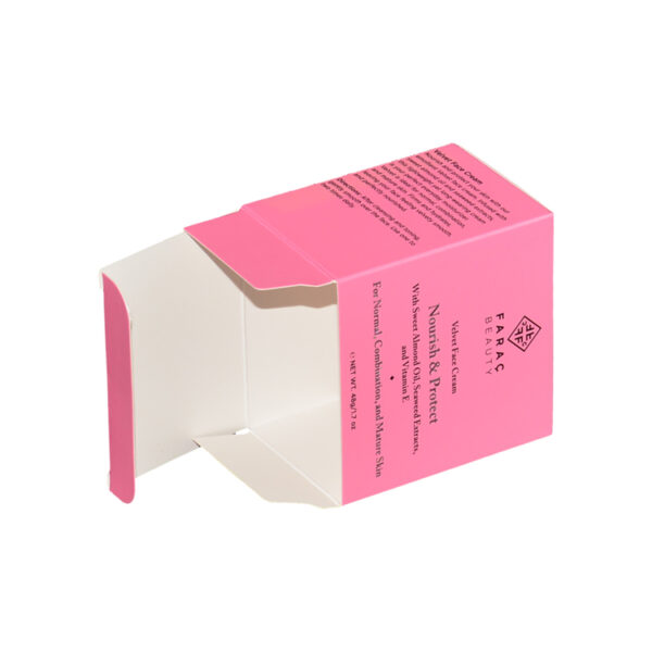 Custom Printed Folding Carton For Cosmetics With Glossy Logo