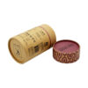 Custom Printed Kraft Paper Cylinder Tube Box For Cocoa Nibs