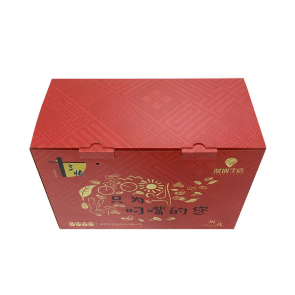 Custom Printed Recyclable Snack Corrugated Carton Boxes