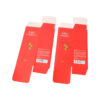 Custom Printed Red Duplex Folding Cosmetic Packaging Box