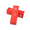 Custom Printed Red Duplex Folding Cosmetic Packaging Box