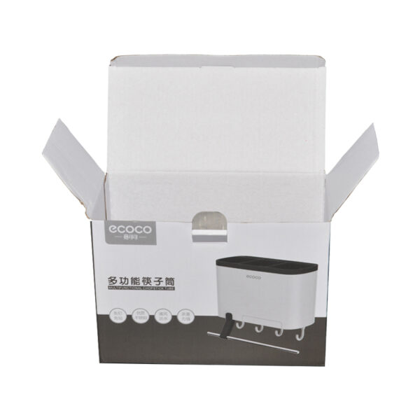 Custom Printed White E Flute Corrugated Packaging Boxes
