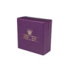 Custom Rigid 2 Piece Box With Pouch For Jewelry Packaging