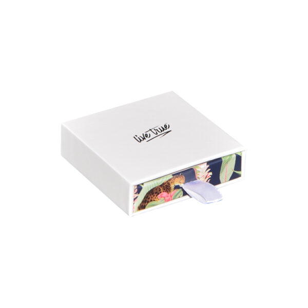 Custom Rigid Paper Drawer Jewelry Gift Box With Insert Card