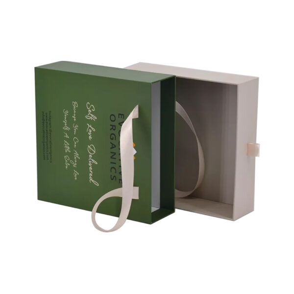 Custom Rigid Sliding Drawer Box For Virgin Hair Extensions