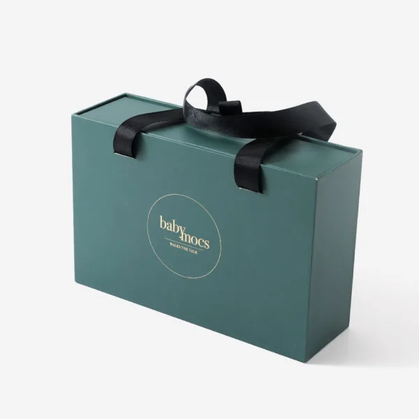 Benutzerdefinierte starre Schublade Geschenkbox mit Band Griff Benutzerdefinierte starre Schublade Geschenkbox mit Band Griff