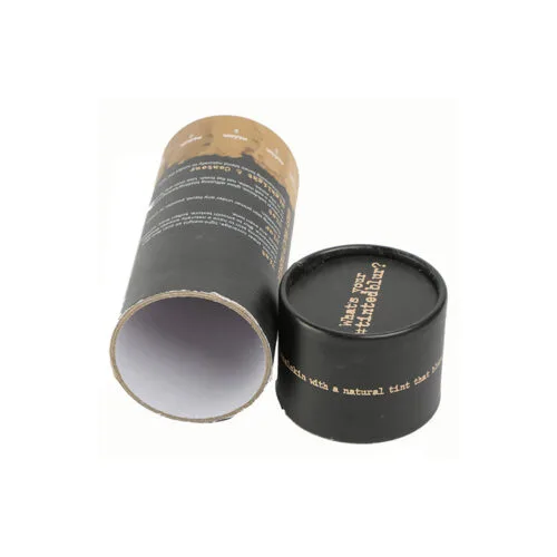 Custom Round Tube Lipstick Packaging Box With Spot UV Logo Custom Round Tube Lipstick Packaging Box With Spot UV Logo