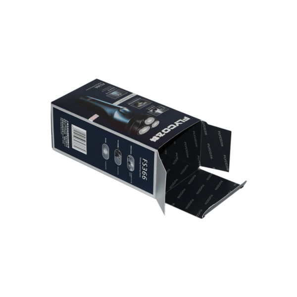 Custom Silver Folding Carton Boxes For Shaver Packaging