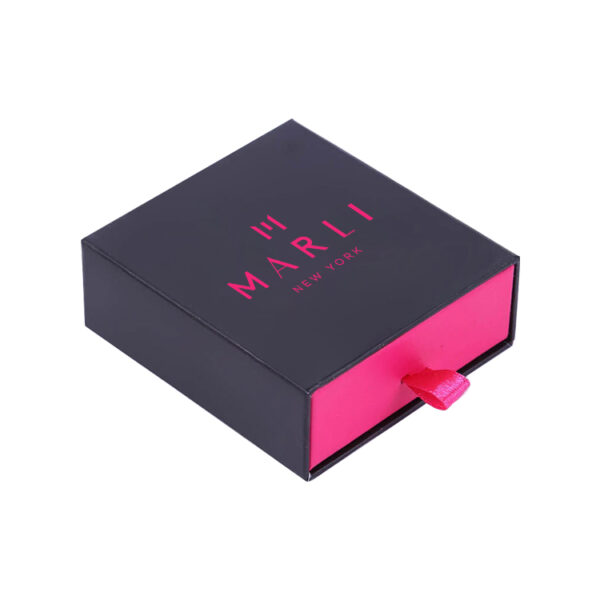 Custom Slide Out Jewelry Gift Box For Anklet Packaging Logo