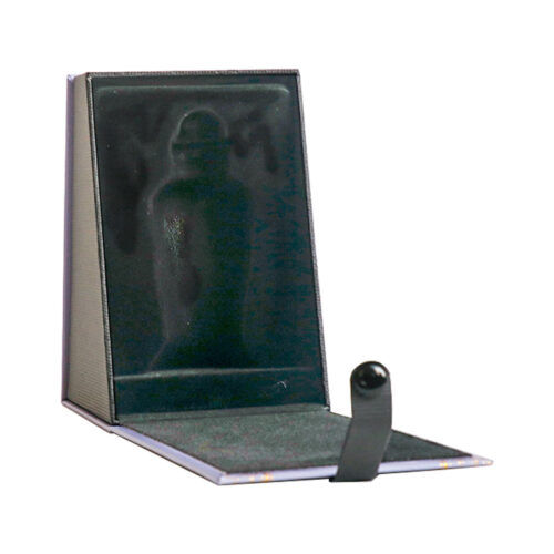 Custom Triangle Gift Box For Perfume With Gold Foil Logo