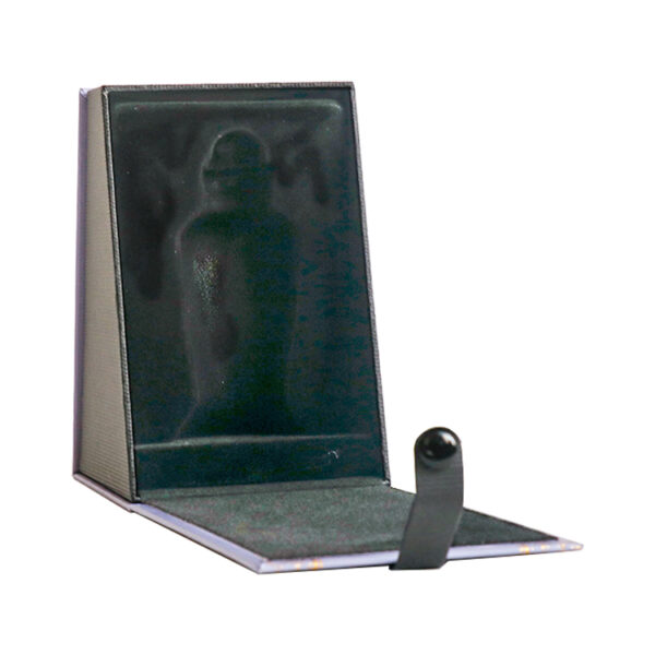 Custom Triangle Gift Box For Perfume With Gold Foil Logo