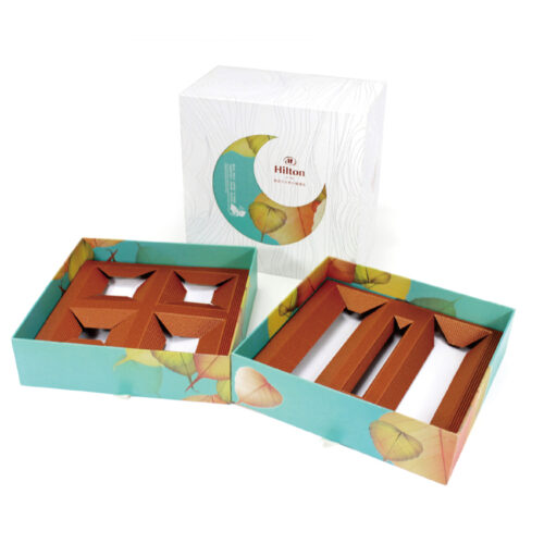 Custom Two-Layer Sliding Drawer Chocolate Gift Box Gold