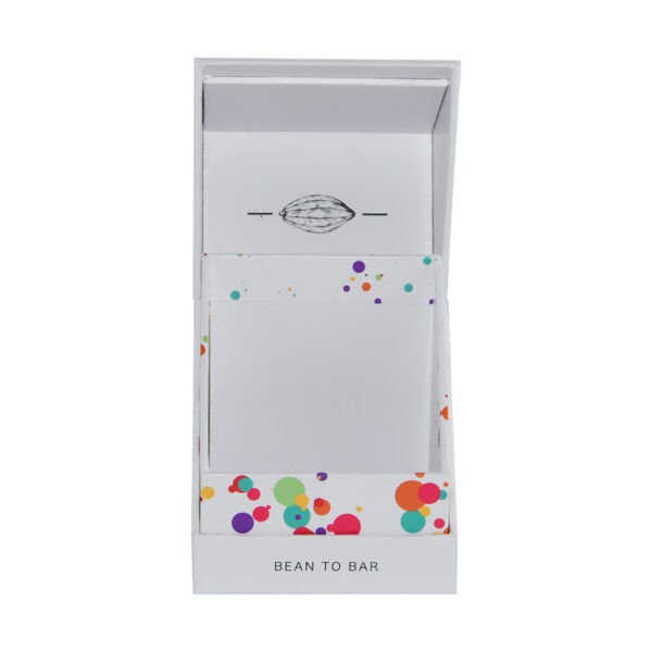 Custom White Clamshell Chocolate Bar Gift Box Packaging