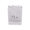 Custom White Textured Paper Shopping Gift Bag For Dior Custom White Textured Paper Shopping Gift Bag For Dior