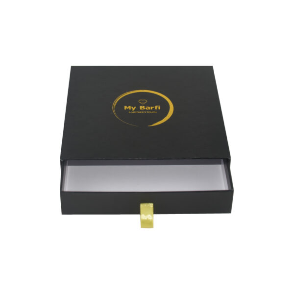 Customized Logo Printed Rigid Drawer Gifts Boxes With Foil