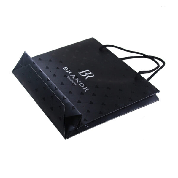Customized Luxury Paper Gift Bags With Handles For Jewelry
