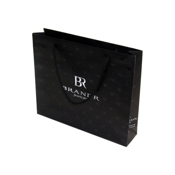 Customized Luxury Paper Gift Bags With Handles For Jewelry