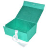 Customized Small Foldable Magnetic Gift Box With Ribbon