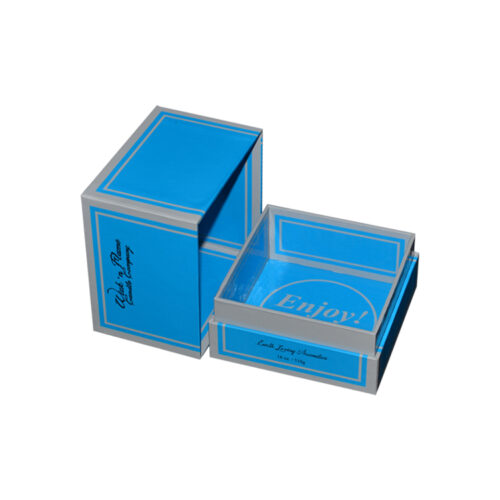 Customized Top And Bottom Rigid Gift Boxes For Candles