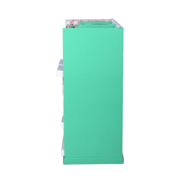 Five-Tier Cardboard Pasta Sauce Retail Floor Display Stand