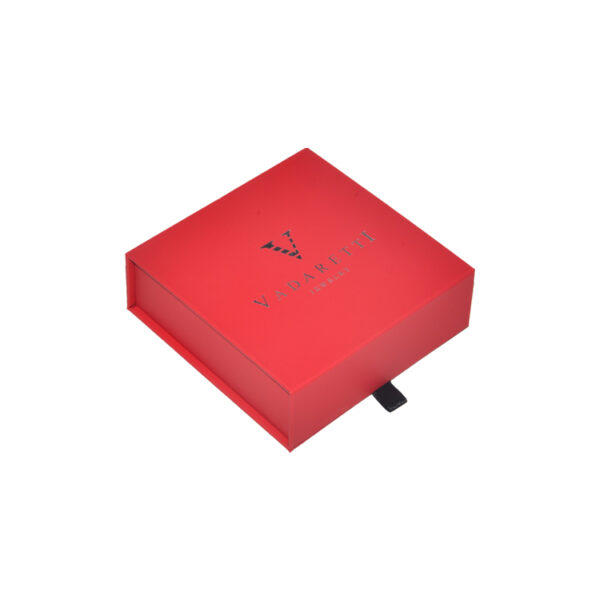 Flip-Top Magnetic Jewelry Gift Box With Drawstring Bag Logo