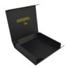 Gold Foil Magnetic Folding Gift Box For Apparel Packaging