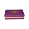 Gold Foil Stamped Top And Bottom Gift Boxes For Mooncake