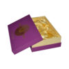 Gold Foil Stamped Top And Bottom Gift Boxes For Mooncake