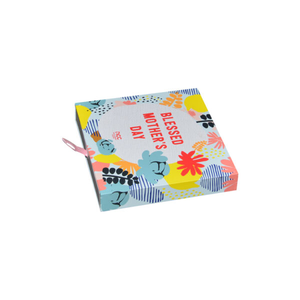 High End Rigid Paper Sliding Drawer Gift Box With Ribbon