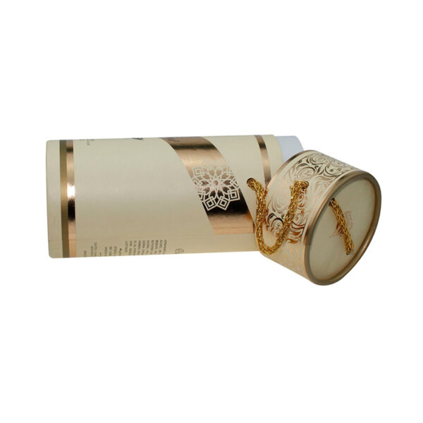 High Quality Round Cylinder Box With Rope Handle For Perfume