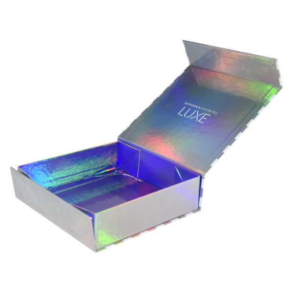 Hologram Laser Folding Magnetic Gift Box Sephora Packaging