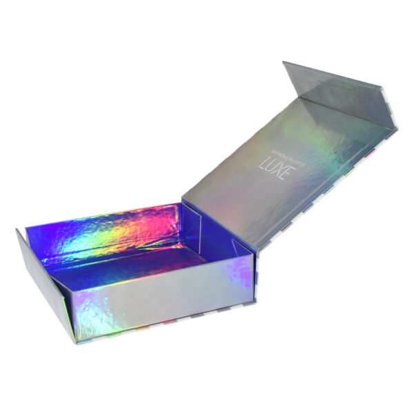 Hologram Laser Folding Magnetic Gift Box Sephora Packaging