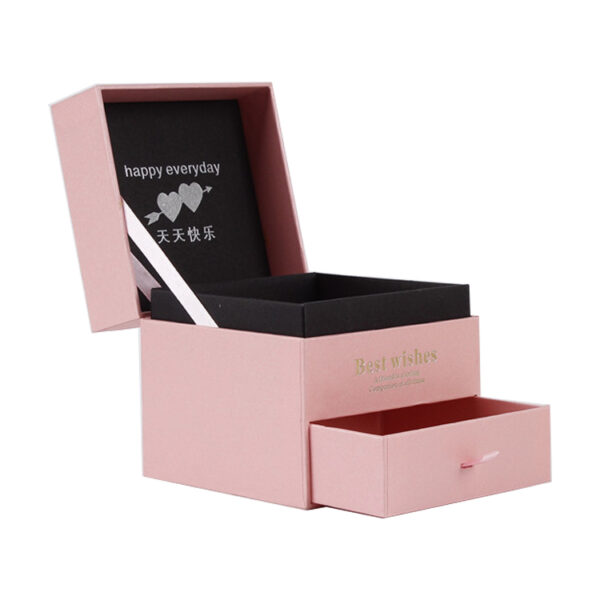 Large Two-Layer Luxury Chocolate Gift Box With Silver Logo