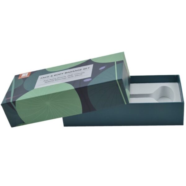 Lid And Base Facial Roller Gift Box With EVA Foam Insert