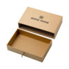 Luxury Custom Kraft Drawer Gifts Boxes With Silk Ribbon