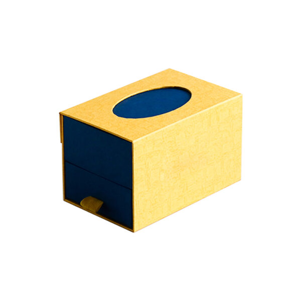 Boîte de luxe à tiroir coulissant double couche pour bijoux