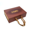 Luxury Folding Magnetic Closure Hair Wig Box With Ribbon