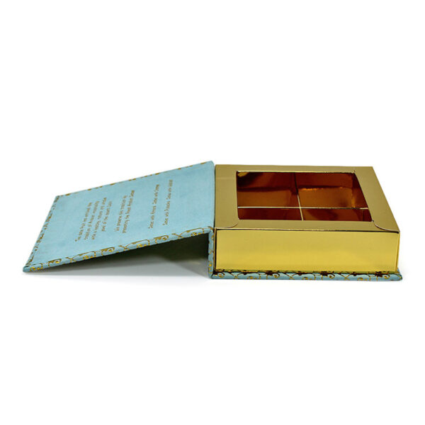 Luxury Gold Hot Stamping Paper Gift Boxes For Chocolates