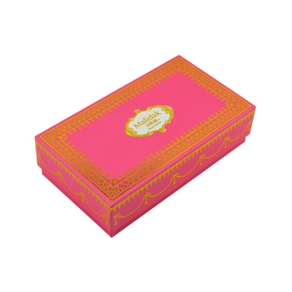 Luxury Handmade Paper Gift Boxes With Gold Foil Pattern
