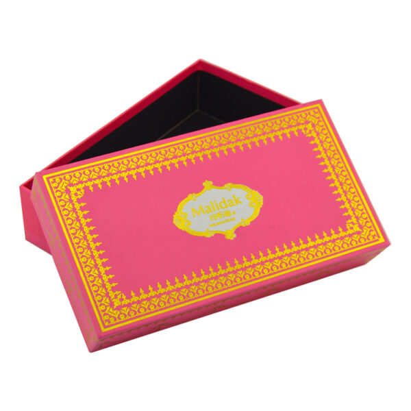 Luxury Handmade Paper Gift Boxes With Gold Foil Pattern