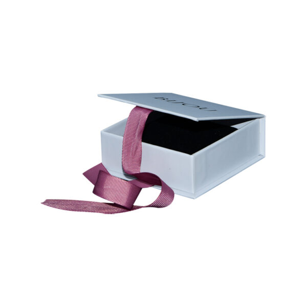 Scatola regalo magnetica di lusso con maniglia in seta Logo Scatola regalo magnetica di lusso con maniglia in seta Logo