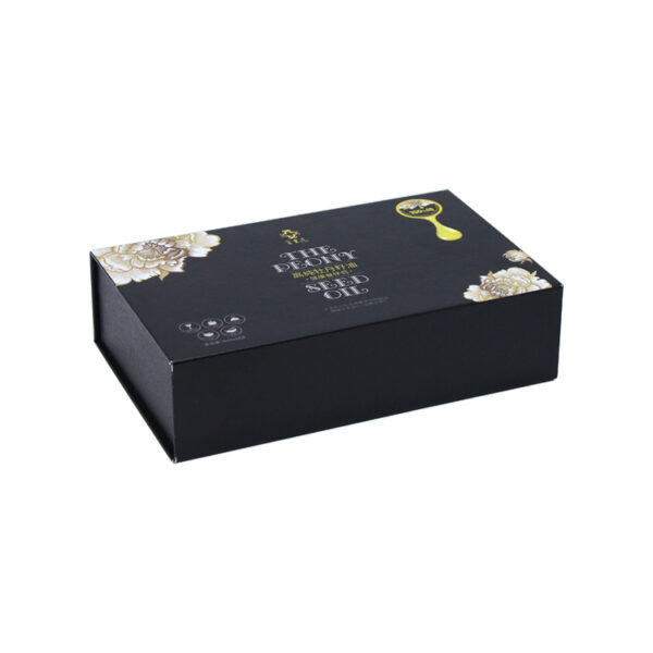 Luxury Magnetic Gourmet Food Beverage Gift Box With Tray