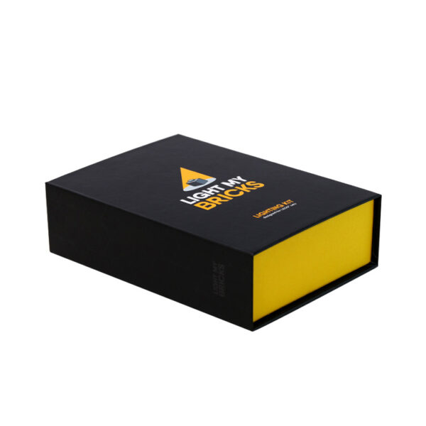 Luxury Magnetic Rigid Paper Gift Box For LED Lighting Kit