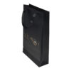 Luxury Matte Black Paper Gift Bags With Gold Foil Logo
