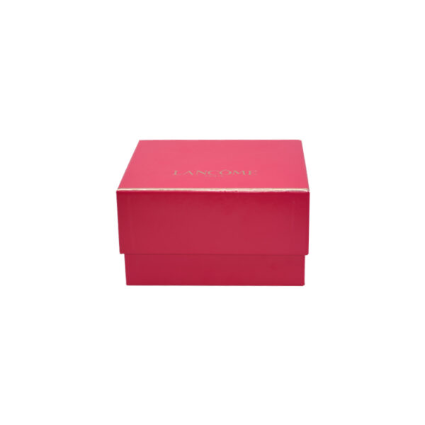 Luxury Pink Cosmetic Gift Box Packaging With Gold Foil Logo