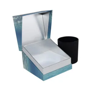 Luxury Rectangular Cardboard Candle Jar Boxes Packaging