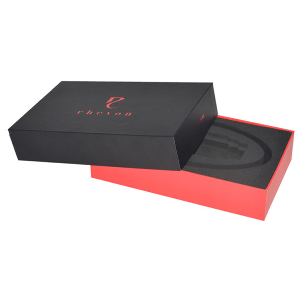 Luxury Rigid Lid And Base Gift Box For Leather Belt Set