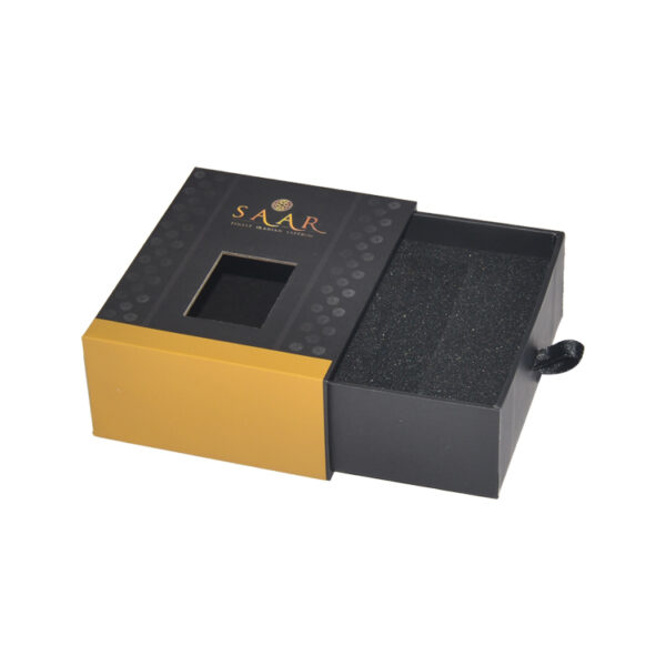 Luxury Sliding Drawer Gift Box For Perfume Bottles With Foam
