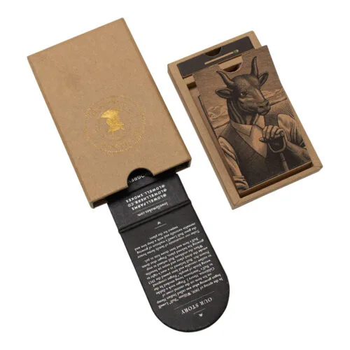 Caja magnética para preenrollado de cannabis con separadores interiores