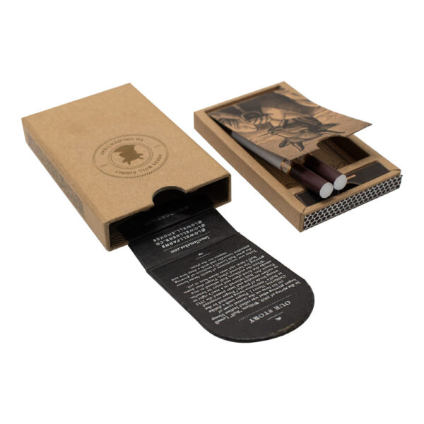 Magnetic Cannabis Pre-Roll Multipack Box With Inner Dividers